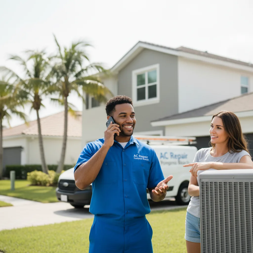 AC Repair Pompano Beach customer support in Moneta